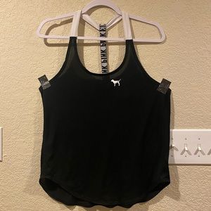 VS PINK Razorback Logo Top 💖🖤✨